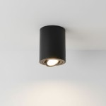 Valse lampa sufitowa tuba kierunkowa czarna