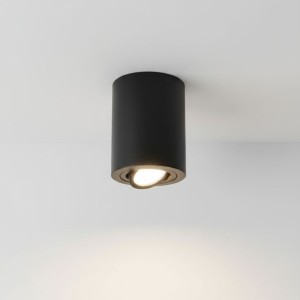 Valse lampa sufitowa tuba kierunkowa czarna