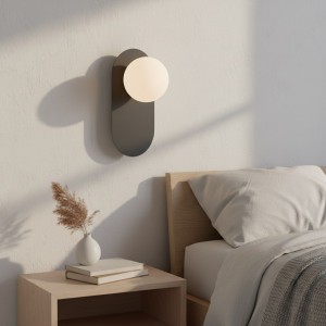 Viva kinkiet 1xG9 czarny 1549/K1