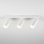 Glamour lampa sufitowa spot 3xGU10 biała