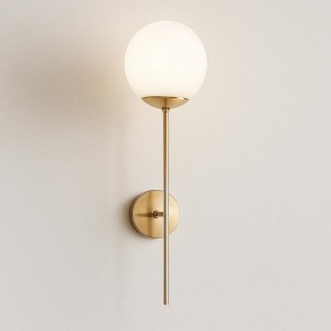 Lumia kinkiet 1xE27 złoty/biały K-5406