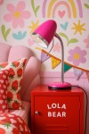 Kajtek lampka biurkowa 1xE27 różowa K-MT-200 