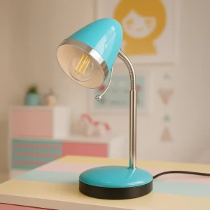 Kajtek lampka biurkowa 1xE27 turkusowa K-MT-200 