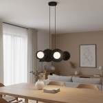 Model lampa wisząca 4xG9 czarna 1486/4