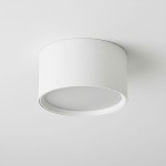 Leto lampa sufitowa tuba 1xGX53 w kolorze białym, o okrągłym kształcie, zamontowana na suficie. Zewnętrzna powierzchnia matowa, z widoczną oprawą do żarówki GX53. Prosty design, pasujący do nowoczesnych wnętrz.