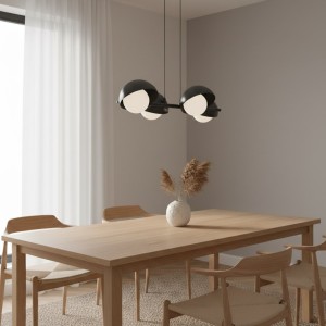 Boom lampa wisząca 4xG9 czarna 1589/4