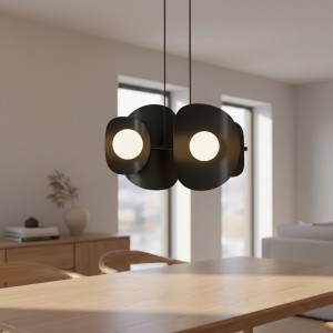 Elementi lampa wisząca 4xG9 czarna 1491/4