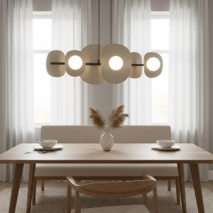 Elementi lampa wisząca 6xG9 czarna mokka 1493/6