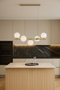 Ardi lampa wisząca 5xG9 beżowa K-5841