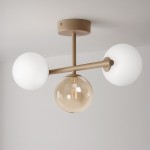 Lemo lampa sufitowa 3xG9 beżowa K-5845