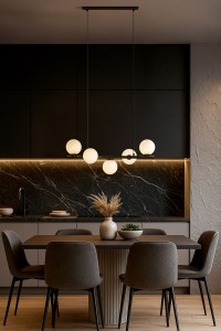 Filo lampa wisząca 5xG9 czarna K-5851