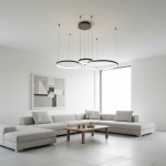 Hodo lampa wisząca LED z pilotem 20/40/60cm 77W czarna