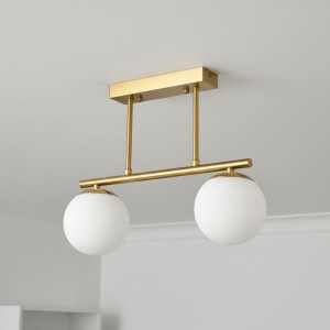 Bali lampa sufitowa 2xE27 złota