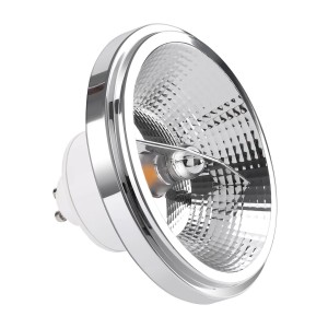 Żarówka LED AR111 GU10/10,5W/4000K srebrna/biała z odbłyśnikiem 