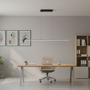 Kiki lampa wisząca 1xLED/20W czarna