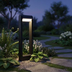 Santina LED H50 lampa stojąca ogrodowa słupek antracyt