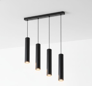 Keon lampa wisząca 4xGU10 czarna