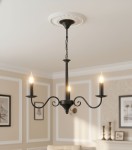 Asti żyrandol 3-punktowy czarny O2893 W3 CZA