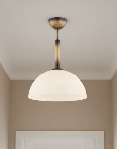 Klara lampa wisząca 1xE27 patyna O3531 W1 PAT