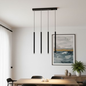 Piero lampa wisząca 4xG9 czarna