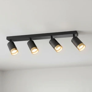 Arras lampa sufitowa (spot) 4xGU10 czarna/złota