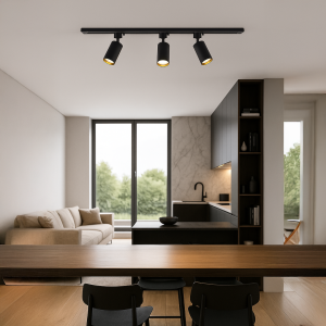 Zestaw szynowy 1m Tiger Track 3xGU10 czarny ML2126