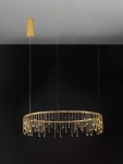 Huaraz D80 lampa wisząca 1xLED 31W złota LE44456