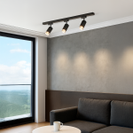 Zestaw szynowy 1m Pipe Ring Track 3xGU10 czarny ML2083