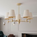 Astrit żyrandol 5xE14 złoty 28645