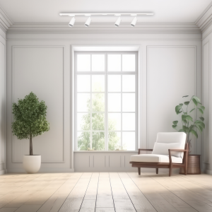 Zestaw szynowy 1,5m Pipe Track 4xGU10 biały ML1166