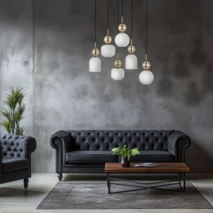 Sophia lampa wisząca 6xE14  biały TK11594