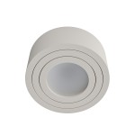 Rullo Toupe Mini IP44 LED 6W 3000K w kolorze białym. Okrągły design z widoczną soczewką, umieszczony w obudowie z delikatnymi liniami. Produkt wiszący, przeznaczony do oświetlenia wnętrz i przestrzeni zewnętrznych.