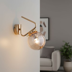 Barsum kinkiet 1-punktowy złoty 27580