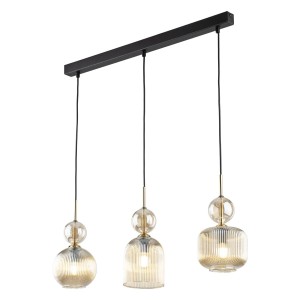 Sophia lampa wisząca 3xE14 bursztynowy TK11042