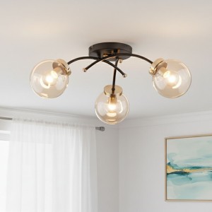 Natella lampa sufitowa 3-punktowa złota 63050