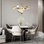 Marissa Cristal lampa wisząca 2xLED 48W złota LP-2515/1P Cristal GD