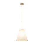 Coena Sabia lampa wisząca 1xE27 beżowa TK11202