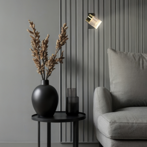 Erovia kinkiet (spot) LED 6W CCT czarny/złoty LP-5923/1WS GD