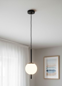 Diora lampa wisząca 1xE14 czarna 61497