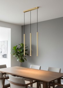 Collet lampa wisząca 3-punktowa złota 62287