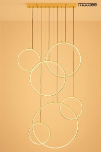 Circulo Six lampa wisząca 6xLED 156W złota MSE1501100603