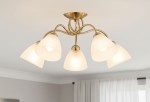Amarillo Patyna lampa sufitowa 5-punktowa 23755