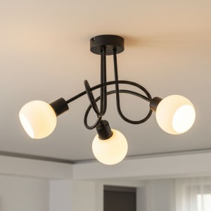 Eryka Black lampa wisząca 3xE14 czarna 62525