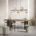Lava Brown lampa wisząca 9xG9 brązowa  TK11037