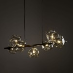 Lava Brown lampa wisząca 7xG9  brązowa TK11033