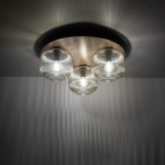 Salvia Brown lampa sufitowa 3xE14 brązowa TK11068