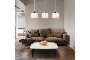 Riva lampa wisząca 3xE27 chrom 345403-06