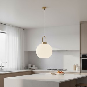 Snowdrop lampa wisząca 1-punktowa mosiądz 36631-1AC