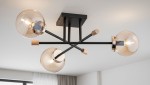 Transfer lampa sufitowa 3-punktowa czarna 62308