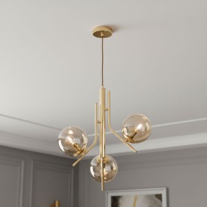 Estel lampa wisząca 3-punktowa złota 62332